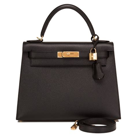 hermes kelly black epsom sellier|Hermes kelly purse.